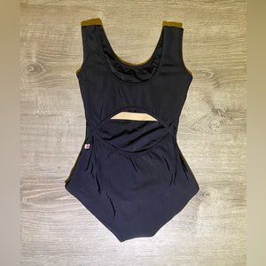 Yumiko Leotard - Black Veronique, Women’s Small